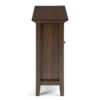 Bedford - Low Storage Media Cabinet - Rustic Natural Aged Brown - Image 7