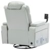 270° Swivel Power Recliner Individual Seat Home Theater Recliner With Surround Sound, Cup Holder, Removable Tray Table, Hidden Arm Storage For Living Room - Gray - Image 20