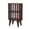 Ariella - Double Shelf Bedside Table - Chestnut - Image 2