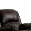 Zuriel - Synthetic Leather Recliner Sofa - Black - Image 5