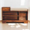 Retreat - Shoe Bench, 1 Drawer - Chestnut - Image 10
