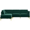 Brooke - Sectional Sofa Left Facing - Green - Image 7