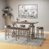 Benti - Bar Height Bench - Brown - Image 5