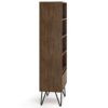 Chase - Tall Bookcase - Rustic Natural Aged Brown - Image 4