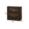 Elettra - Rustic Nightstand - Walnut - Image 8