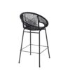 Ferrara - Outdoor Patio Barstool (Set of 2) - Black - Image 8