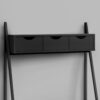 Computer Desk For Home Office, Laptop, Leaning, Storage Drawers, Contemporary & Modern - Black - Image 3
