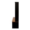 Modern Hall Tree With Entryway Bench, 3 Shelves And Drawers, Wide Hall Tree With Storage Bench For Hallway - Black - Image 11