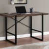Computer Desk For Home Office, Laptop, Versatile Placement - Brown - Image 3