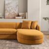 Chandler - Right Sectional Sofa - Cognac - Image 6