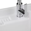 Maile - Laundry Cabinet With Pull-Out Faucet And Abs Sink - Pure White - Image 4