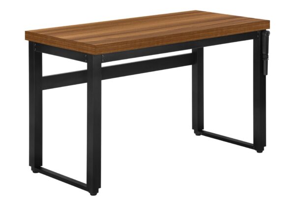 Computer Desk, Home Office, Standing, Adjustable, Laptop, Contemporary & Modern - Walnut