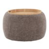 Tray - Pouf Contemporary Ottoman - Natural / Brown - Image 2