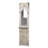 Classic Vintage Antique Wall Mirror, French Country Wall Decor - White - Image 3