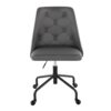 Marche - Contemporary Adjustable Office Chair With Casters - Black / Gray - Image 5