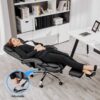 Big And Tall Office Chair, High Back Ergonomic Office Chair With Footrest, Executive - Black - Image 5