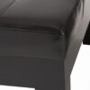 Chatham - Ottoman With Drawer Leather Storage Solution - Dark Coffee - Image 9