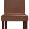 Acadian - Parson Dining Chair (Set of 2) - Distressed Saddle Brown - Image 5