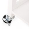Contemporary Kitchen Cart With Wheels - White - Image 9