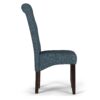 Cosmopolitan - Deluxe Tufted Parson Chair (Set of 2) - Denim Blue - Image 4