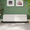 Storage Ottoman For Living Room, Bedroom - White - Image 3