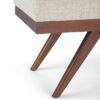 Chanelle - Mid Century Ottoman Bench - Platinum - Image 6