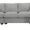 Berza - Right Side Facing Chaise Sectional - Gray - Image 2