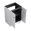 Modern Freestanding Bathroom Vanity With Resin Sink & Soft Close Cabinet Doors, Durable - White - Image 17
