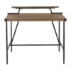 Gia - Industrial Counter Table - Black / Brown - Image 5