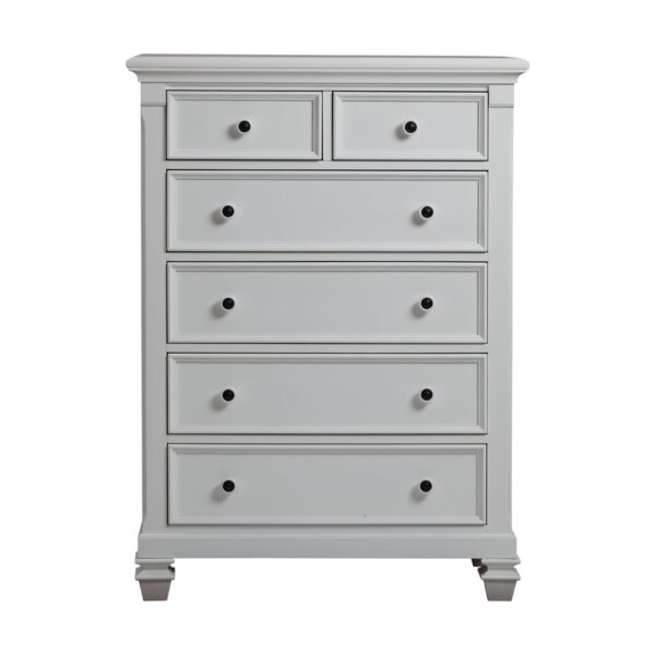 Glendale - 6 Drawer Chest - Pure White