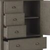 Redmond - Medium Storage Cabinet - Farmhouse Gray - Image 3
