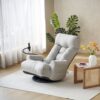 Adjustable Head And Waist Game Chair, Lounge Chair 360 Degree Rotatable - Gray - Image 13