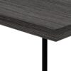 Accent Table, C - Shaped, Stylish Modern - Gray - Image 6