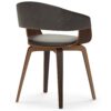 Lowell - Bentwood Dining Chair - Distressed Brown - Image 5