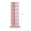New 360 Rotating Shoe Cabinet With 7 Layers Can Accommodate Up To 28 Paris Shoes - Pink - Image 4