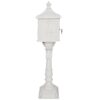 Cast Aluminum Mail Box, Postal Box, Mailbox - White - Image 15