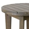 Outdoor Table With Slat Panel Table Top - Gray - Image 6