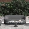 Willow - Upholstered Patio Deep Seating Sofa - Graphite Gray / Black - Image 11
