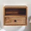 Solis - 1 Drawer Wall Mounted Nightstand - Beige - Image 10