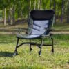 Camping Lounge Chair, Portable Folding Reclining Camping Chair With Adjustable Backrest For Indoor And Outdoor Camping Beach Hiking Fishing - Green / Black - Image 5