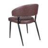 5 Pieces Contemporary Dining Set With Table - Brown / Black / Walnut - Image 8