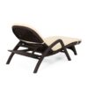 Mikael - Wicker Like Chaise Lounge With Cushion For Outdoor Relaxation - Dark Brown - Image 8