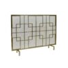 Dorothy - Modern Single Panel Iron Fire Screen - Gold - Image 5
