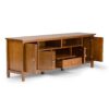 Warm Shaker - TV Media Stand - Light Golden Brown - Image 2