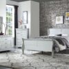 Louis Philippe - Twin Bed - Silver Gray - Image 4