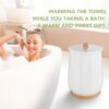 Towel Warmers, Luxury Bucket Towel Warmers, Large Towel Warmers For The Bathroom, Fits Up To 2 Oversized Towels - White - Image 11