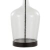 Botella - Contemporary Table Lamp Built In USB Port (Set of 2) - Clear / Oil Bronze / Natural - Image 4