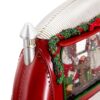 Christmas Plastic / Resin Camper With Mr & Mrs Santa Tea Time LED / Water Spinning / 2 Way Switch, 3*AA Required - Red - Image 4
