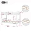 Twin Over Twin Bunk Bed & Ladder - White - Image 12