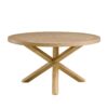 Kasem - 6 Piece Round Table With Matching Chair And Server Dining Room Set - Oak - Image 2